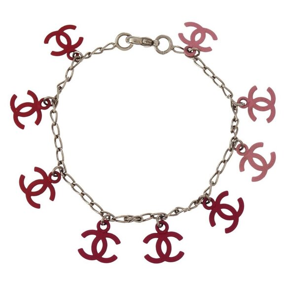 Chanel Silver CC Charm Bracelet - Picture 1 of 4